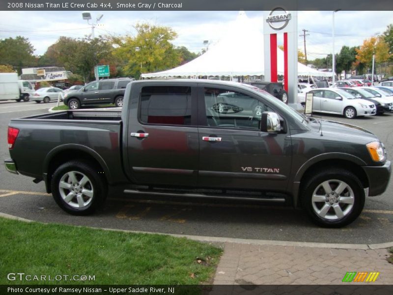 Smoke Gray / Charcoal 2008 Nissan Titan LE Crew Cab 4x4