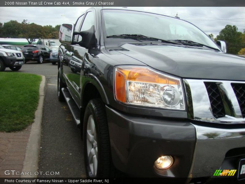 Smoke Gray / Charcoal 2008 Nissan Titan LE Crew Cab 4x4