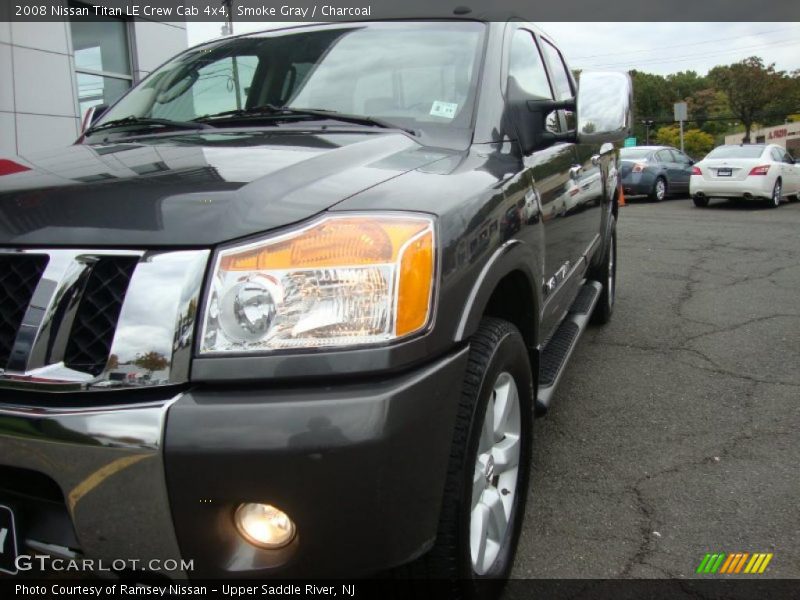Smoke Gray / Charcoal 2008 Nissan Titan LE Crew Cab 4x4