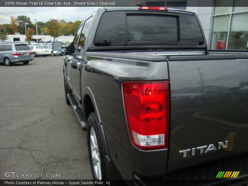 Smoke Gray / Charcoal 2008 Nissan Titan LE Crew Cab 4x4