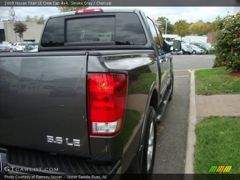 Smoke Gray / Charcoal 2008 Nissan Titan LE Crew Cab 4x4