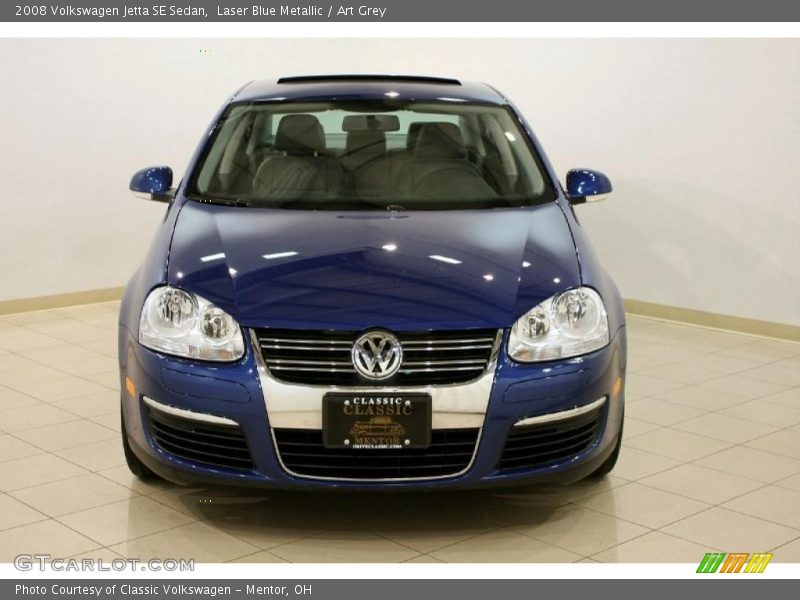 Laser Blue Metallic / Art Grey 2008 Volkswagen Jetta SE Sedan