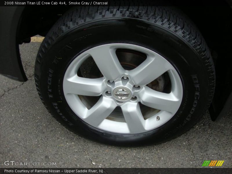 Smoke Gray / Charcoal 2008 Nissan Titan LE Crew Cab 4x4