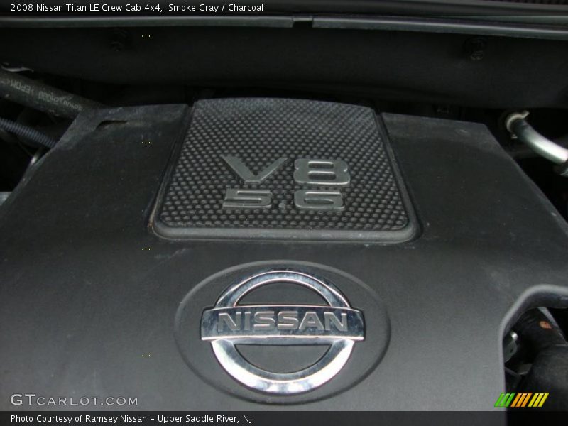 Smoke Gray / Charcoal 2008 Nissan Titan LE Crew Cab 4x4