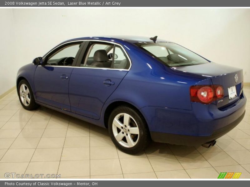 Laser Blue Metallic / Art Grey 2008 Volkswagen Jetta SE Sedan