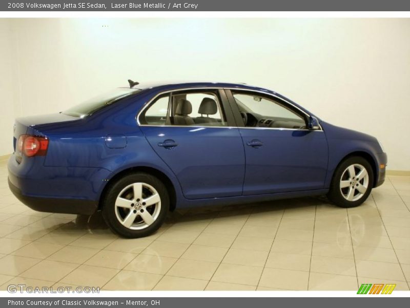 Laser Blue Metallic / Art Grey 2008 Volkswagen Jetta SE Sedan