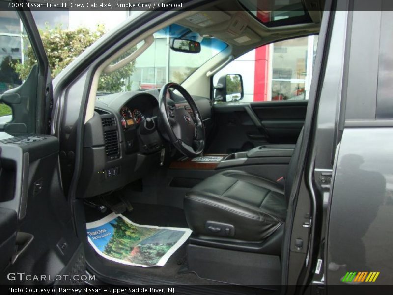 Smoke Gray / Charcoal 2008 Nissan Titan LE Crew Cab 4x4