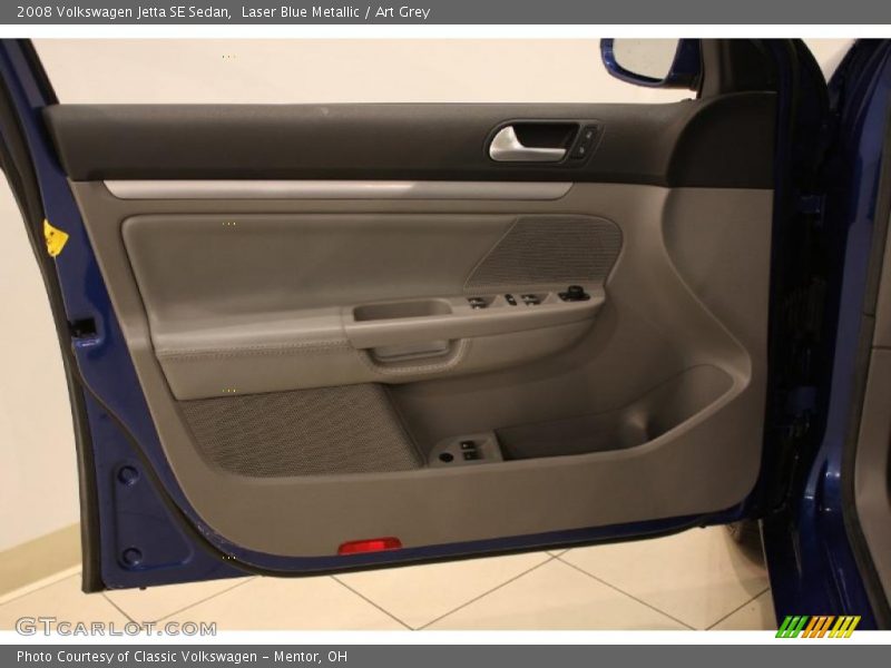 Laser Blue Metallic / Art Grey 2008 Volkswagen Jetta SE Sedan