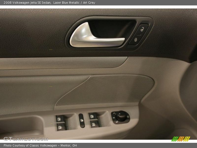 Laser Blue Metallic / Art Grey 2008 Volkswagen Jetta SE Sedan