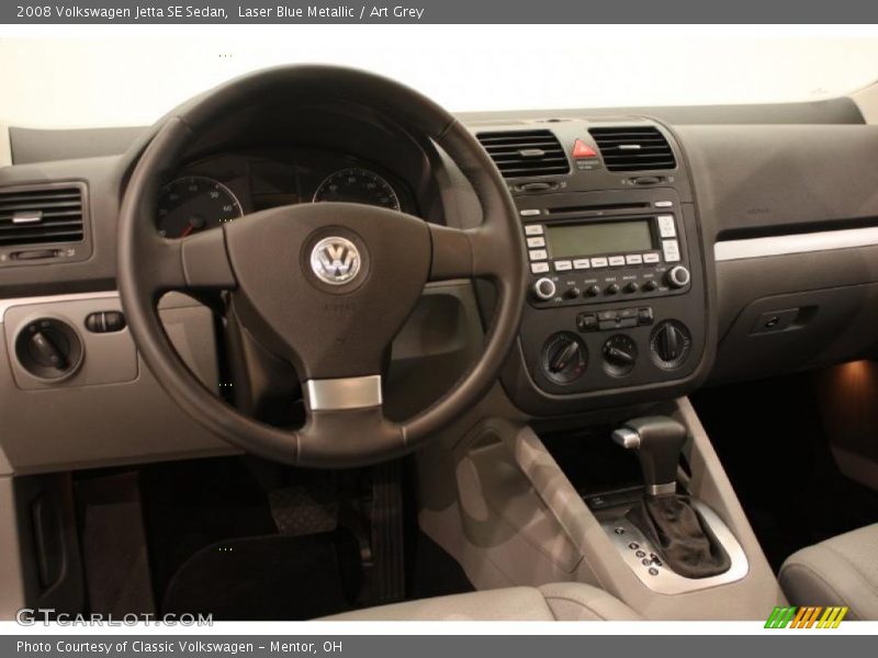 Laser Blue Metallic / Art Grey 2008 Volkswagen Jetta SE Sedan