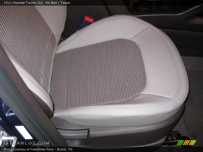 Iris Blue / Taupe 2011 Hyundai Tucson GLS