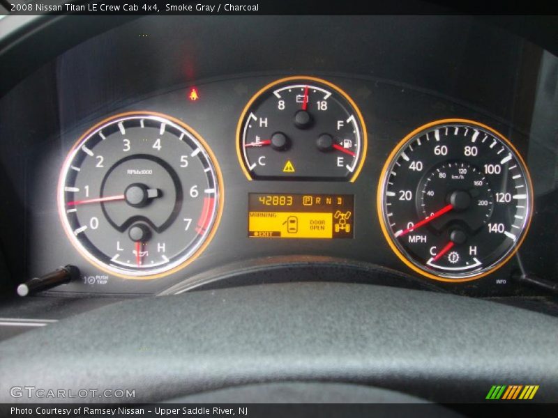  2008 Titan LE Crew Cab 4x4 LE Crew Cab 4x4 Gauges