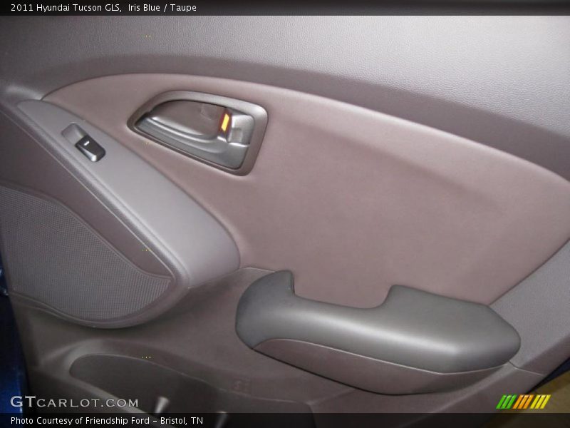 Iris Blue / Taupe 2011 Hyundai Tucson GLS