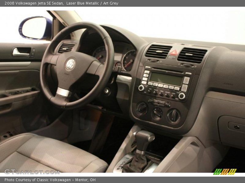 Laser Blue Metallic / Art Grey 2008 Volkswagen Jetta SE Sedan
