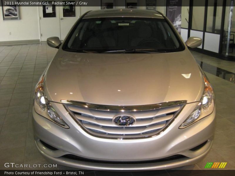 Radiant Silver / Gray 2011 Hyundai Sonata GLS