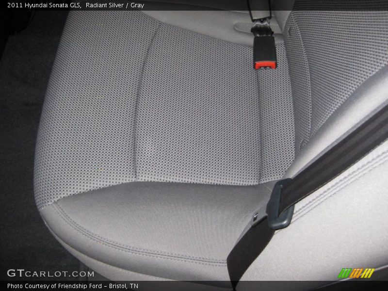 Radiant Silver / Gray 2011 Hyundai Sonata GLS