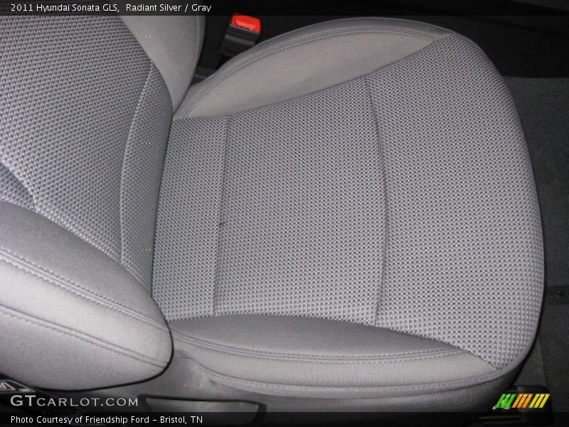 Radiant Silver / Gray 2011 Hyundai Sonata GLS
