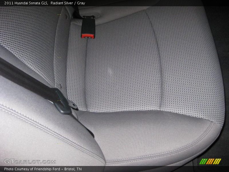 Radiant Silver / Gray 2011 Hyundai Sonata GLS