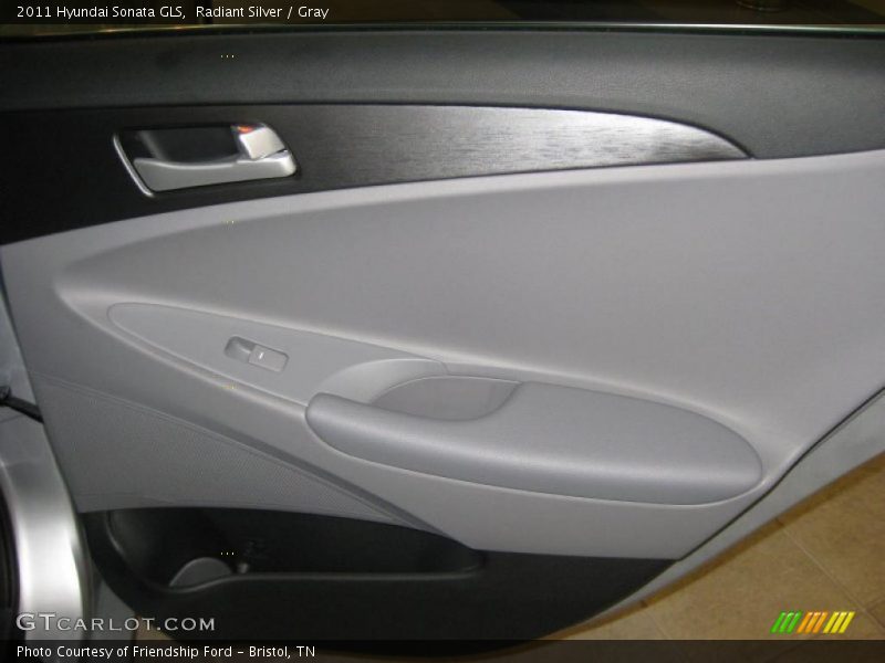 Radiant Silver / Gray 2011 Hyundai Sonata GLS