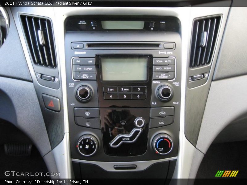 Radiant Silver / Gray 2011 Hyundai Sonata GLS
