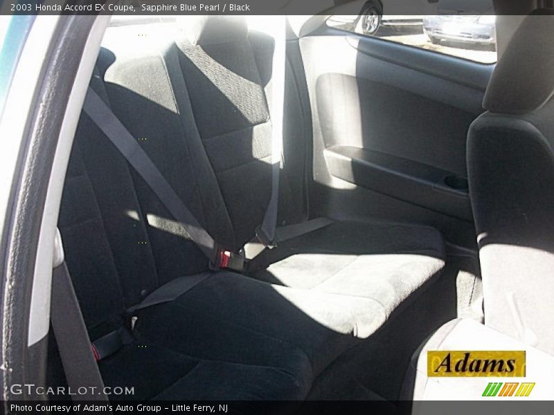 Sapphire Blue Pearl / Black 2003 Honda Accord EX Coupe