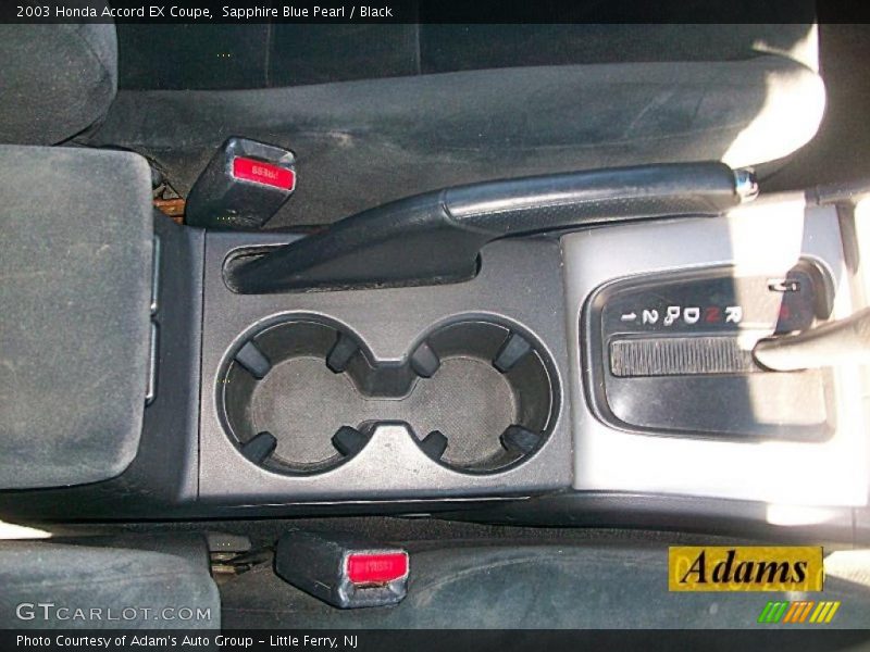 Sapphire Blue Pearl / Black 2003 Honda Accord EX Coupe