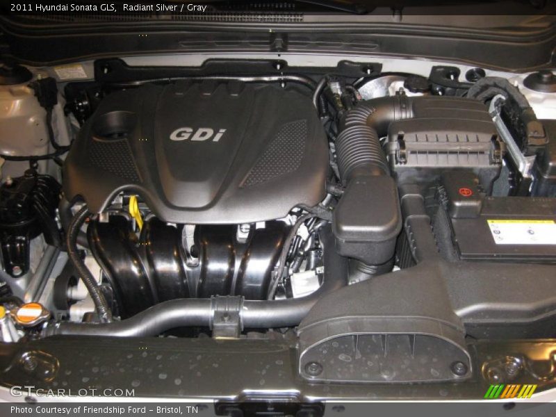 Radiant Silver / Gray 2011 Hyundai Sonata GLS