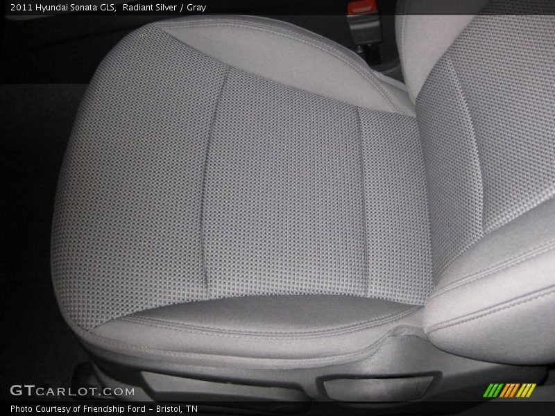 Radiant Silver / Gray 2011 Hyundai Sonata GLS