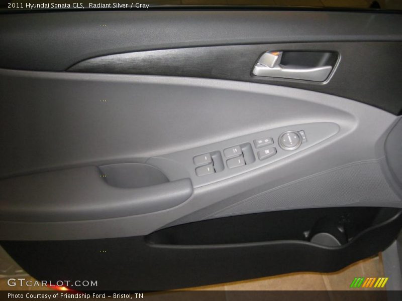 Radiant Silver / Gray 2011 Hyundai Sonata GLS