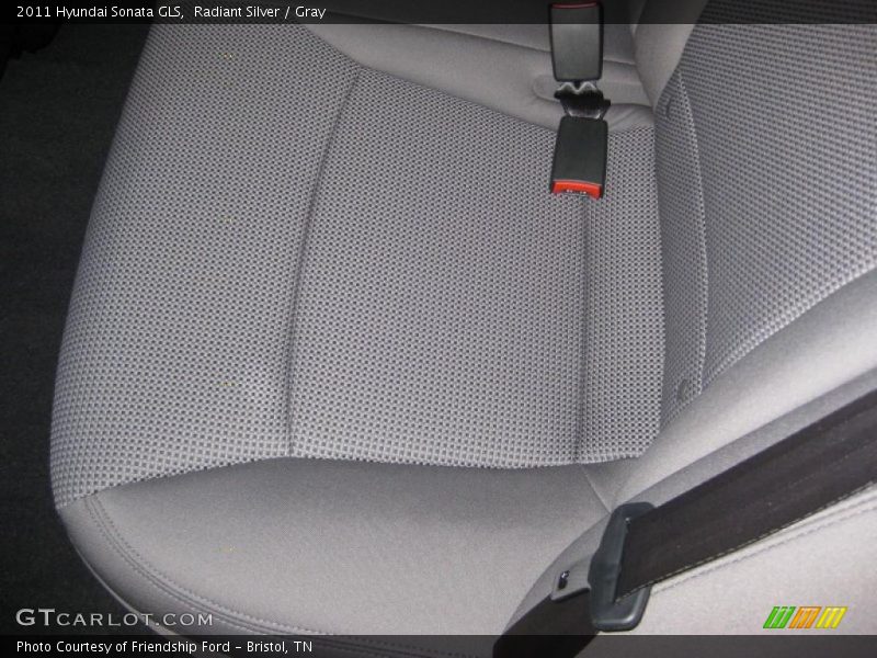 Radiant Silver / Gray 2011 Hyundai Sonata GLS