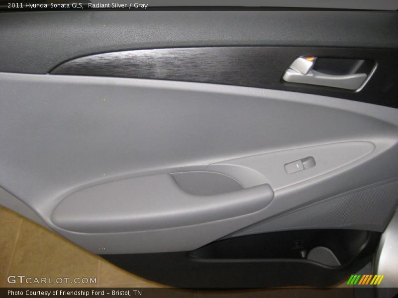 Radiant Silver / Gray 2011 Hyundai Sonata GLS