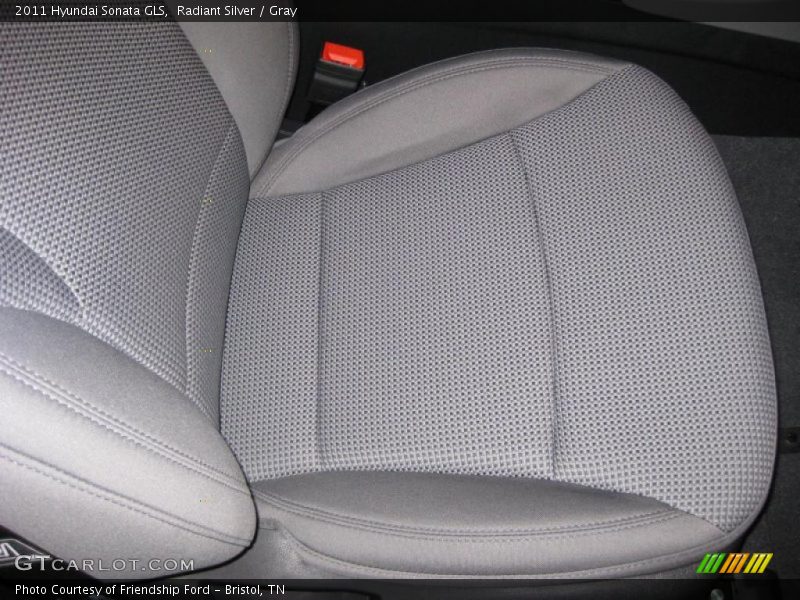 Radiant Silver / Gray 2011 Hyundai Sonata GLS