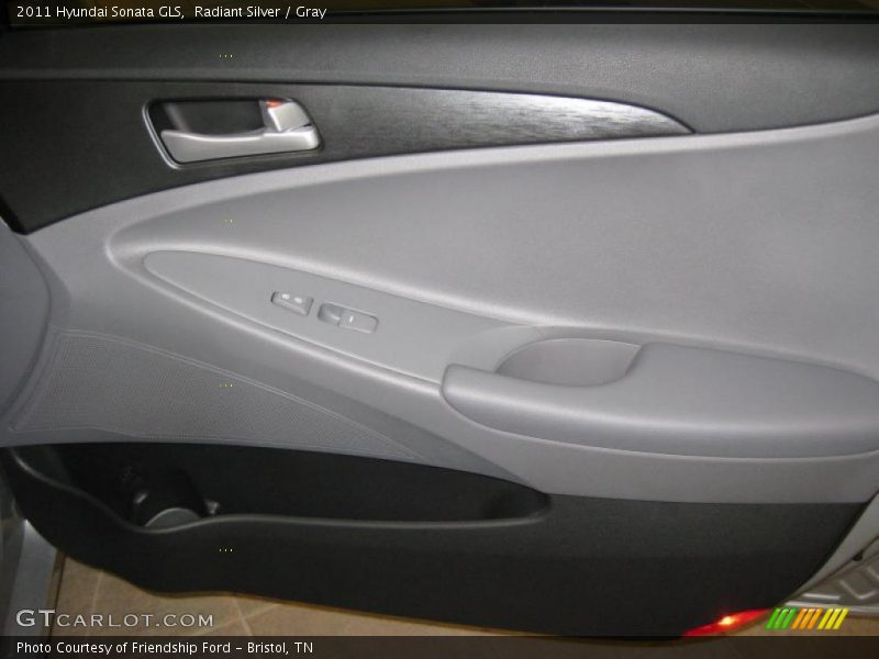 Radiant Silver / Gray 2011 Hyundai Sonata GLS