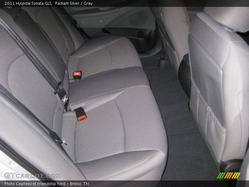 Radiant Silver / Gray 2011 Hyundai Sonata GLS
