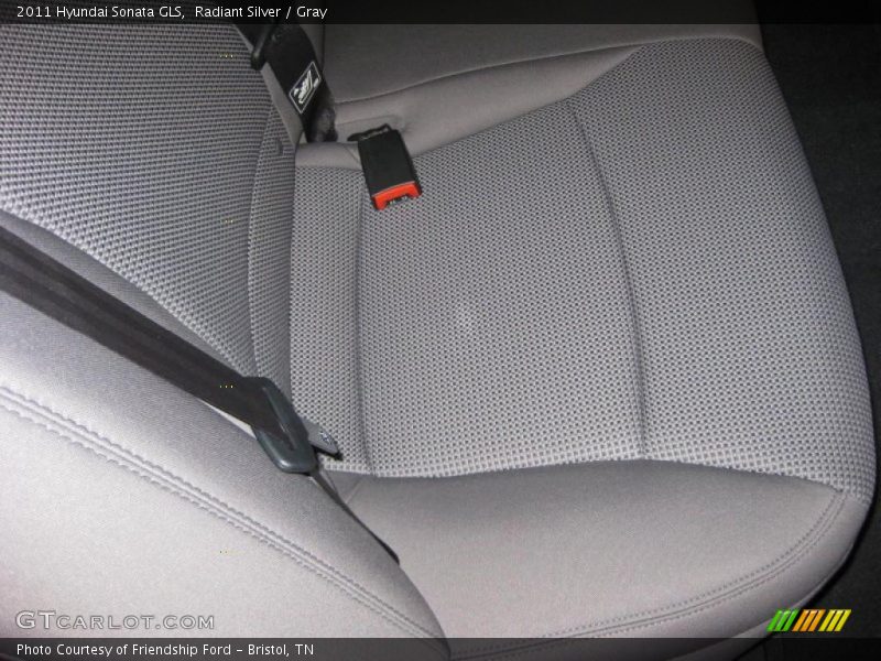 Radiant Silver / Gray 2011 Hyundai Sonata GLS