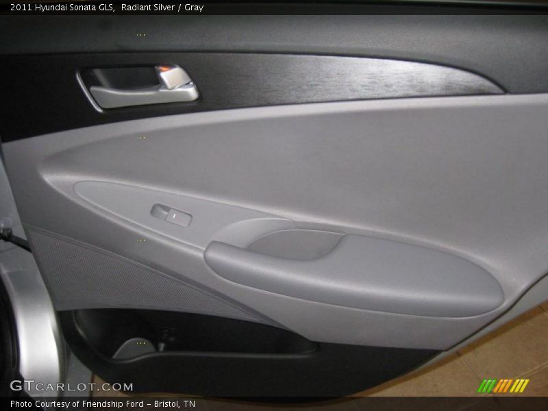 Radiant Silver / Gray 2011 Hyundai Sonata GLS