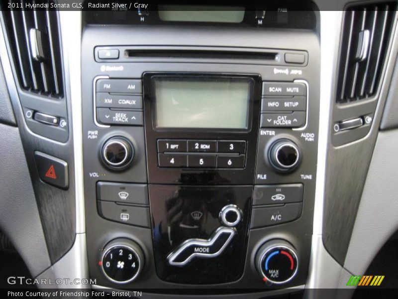 Radiant Silver / Gray 2011 Hyundai Sonata GLS