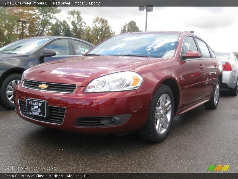 Red Jewel Tintcoat / Ebony 2011 Chevrolet Impala LT
