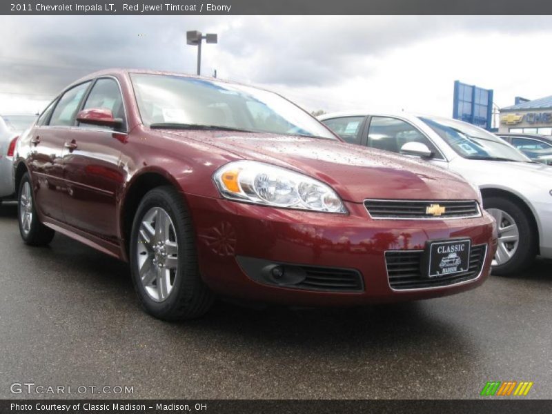 Red Jewel Tintcoat / Ebony 2011 Chevrolet Impala LT