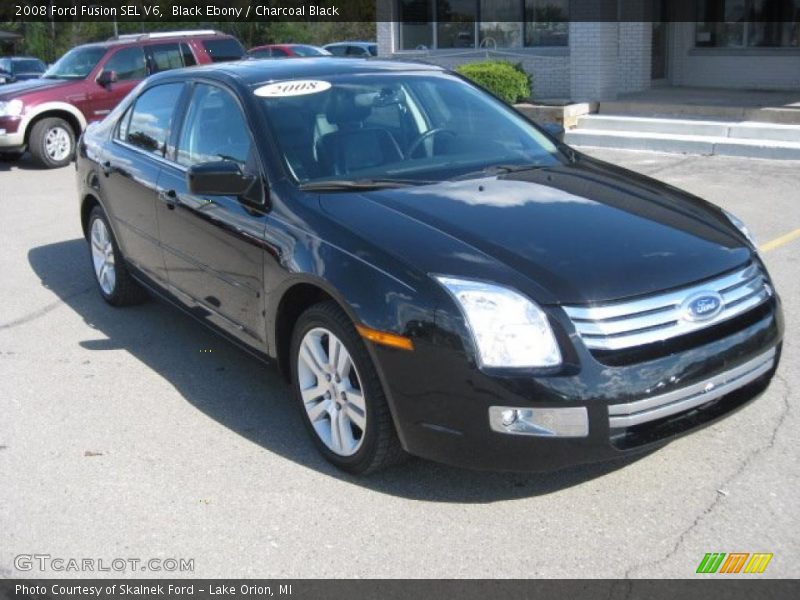 Black Ebony / Charcoal Black 2008 Ford Fusion SEL V6