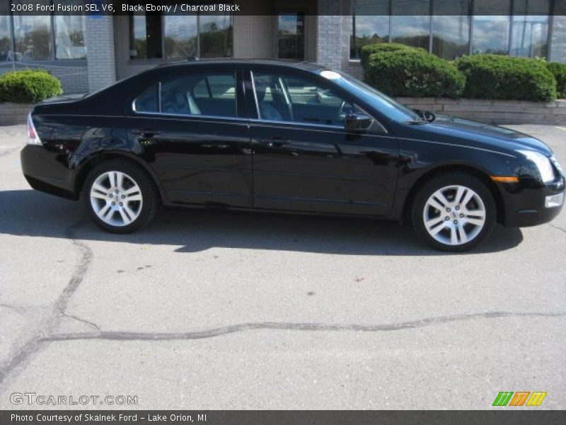 Black Ebony / Charcoal Black 2008 Ford Fusion SEL V6