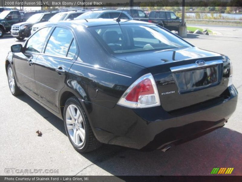 Black Ebony / Charcoal Black 2008 Ford Fusion SEL V6