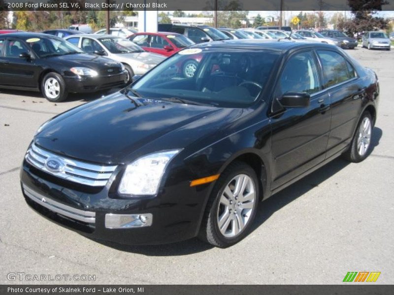 Black Ebony / Charcoal Black 2008 Ford Fusion SEL V6