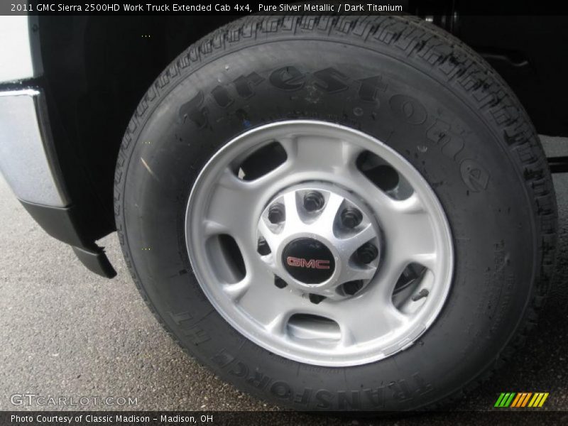  2011 Sierra 2500HD Work Truck Extended Cab 4x4 Wheel