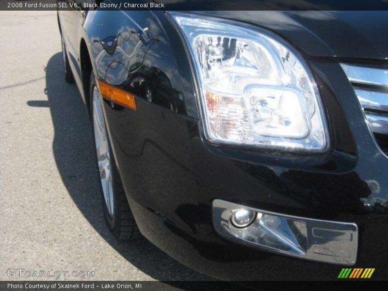 Black Ebony / Charcoal Black 2008 Ford Fusion SEL V6