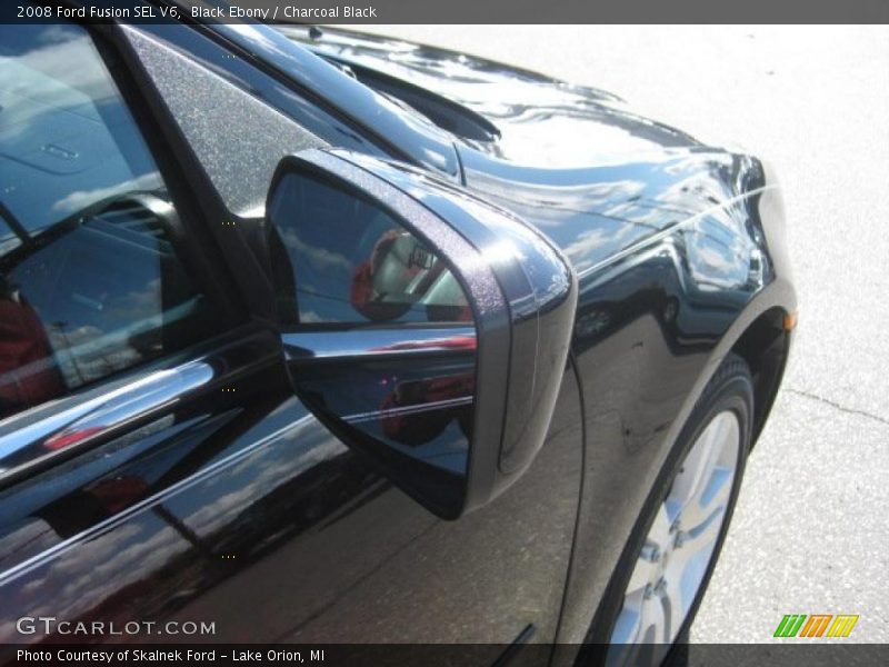 Black Ebony / Charcoal Black 2008 Ford Fusion SEL V6