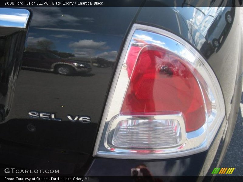 Black Ebony / Charcoal Black 2008 Ford Fusion SEL V6