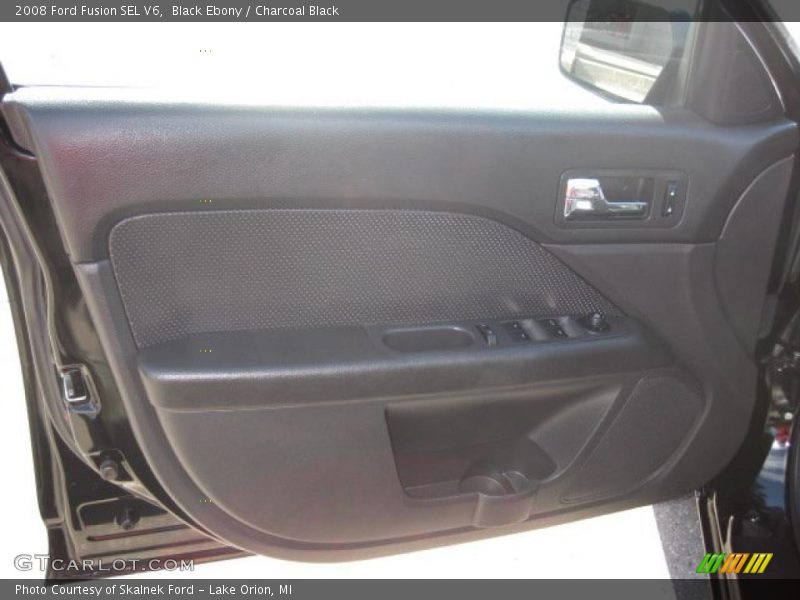 Black Ebony / Charcoal Black 2008 Ford Fusion SEL V6