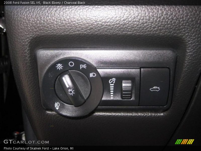 Black Ebony / Charcoal Black 2008 Ford Fusion SEL V6