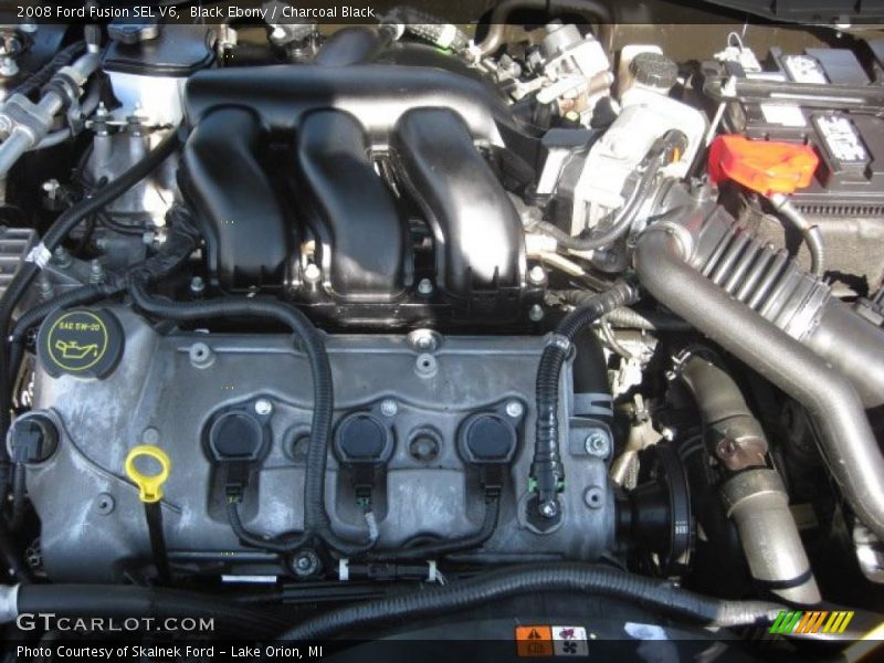 Black Ebony / Charcoal Black 2008 Ford Fusion SEL V6